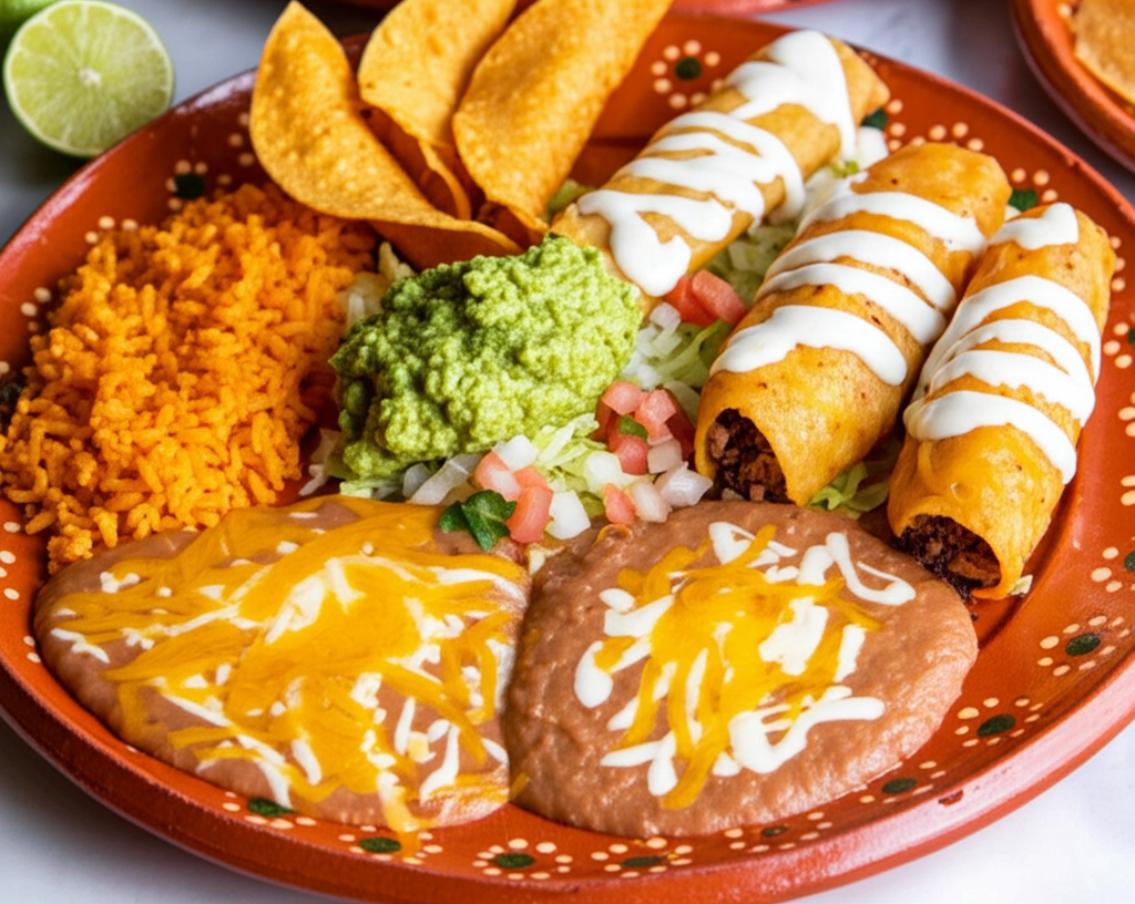 Plato mexicano colorido